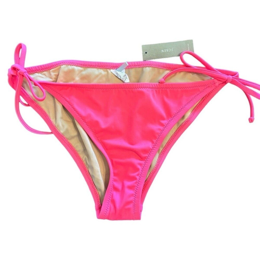NWT J. CREW STRING HIPSTER BIKINI BOTTOM SWIM 09651 SZ Lg